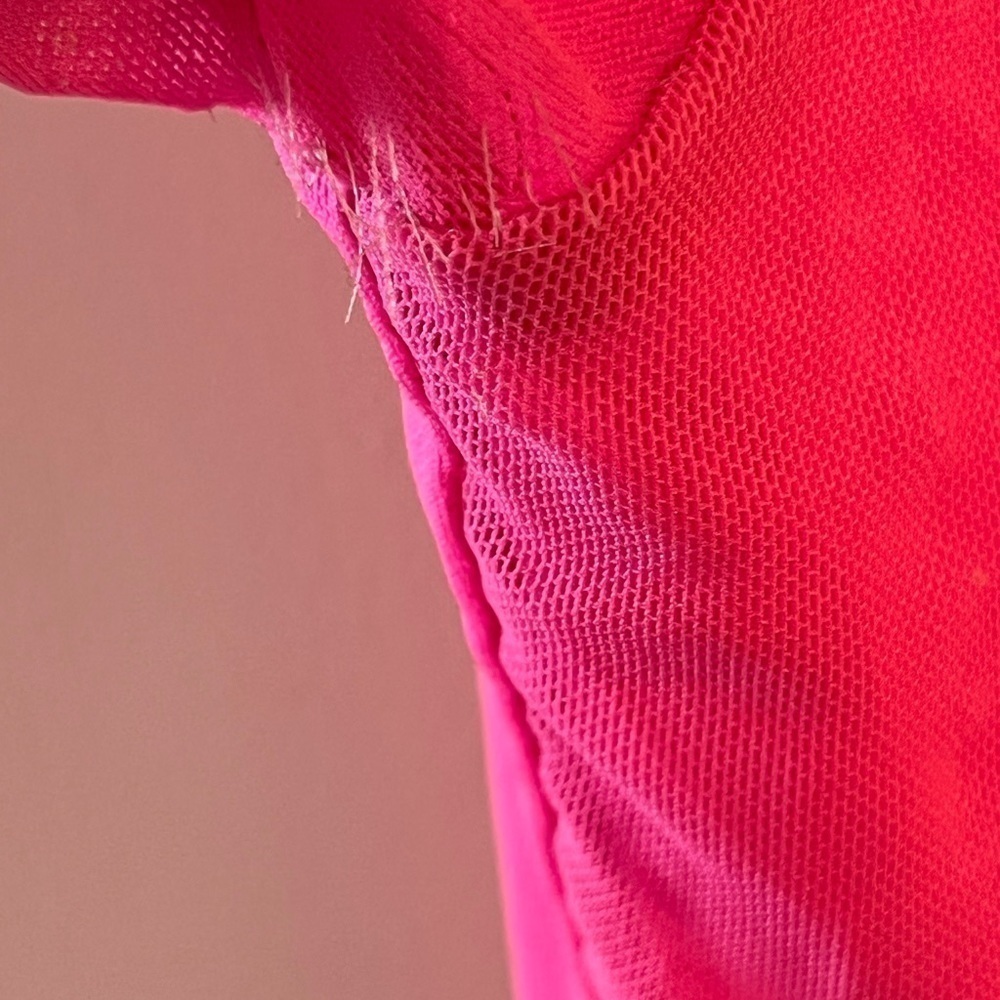 Hot & Delicious Pink Mesh Crop Top - Picture 10 of 15